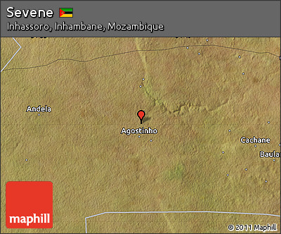 Satellite Map of Sevene