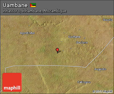 Satellite Map of Uambane