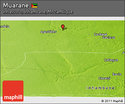 Physical Panoramic Map of Muarane