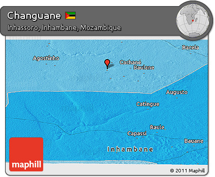 Political Panoramic Map of Changuane
