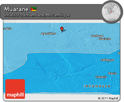 Political Panoramic Map of Muarane