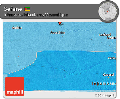 Political Panoramic Map of Sefane
