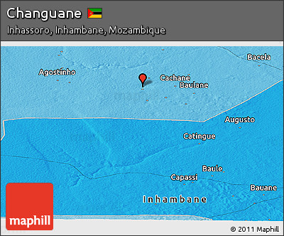 Political Panoramic Map of Changuane