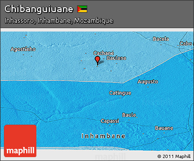 Political Panoramic Map of Chibanguiuane