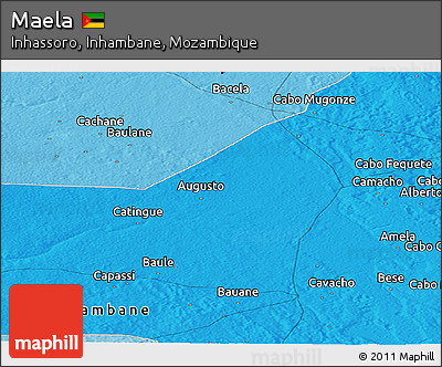 Political Panoramic Map of Maela