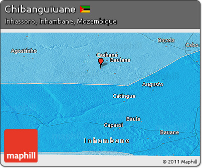 Political Panoramic Map of Chibanguiuane