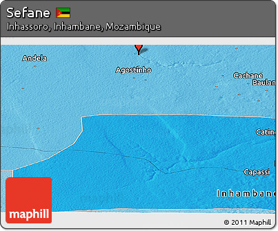 Political Panoramic Map of Sefane