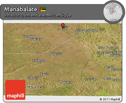 Satellite Panoramic Map of Manabalate