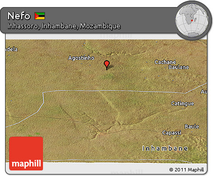 Satellite Panoramic Map of Nefo