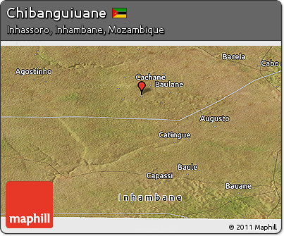 Satellite Panoramic Map of Chibanguiuane