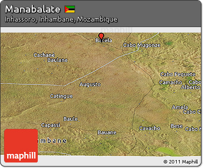 Satellite Panoramic Map of Manabalate