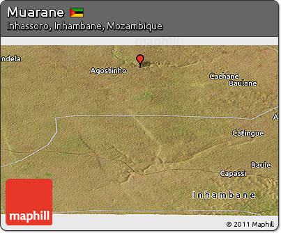 Satellite Panoramic Map of Muarane