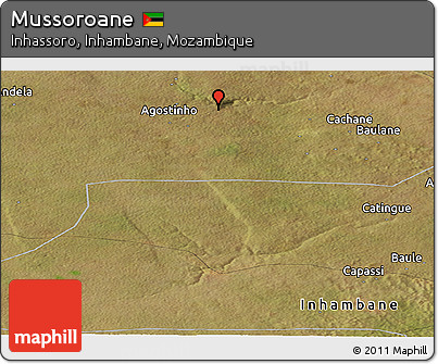 Satellite Panoramic Map of Mussoroane