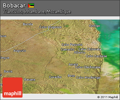Satellite Panoramic Map of Bobacar