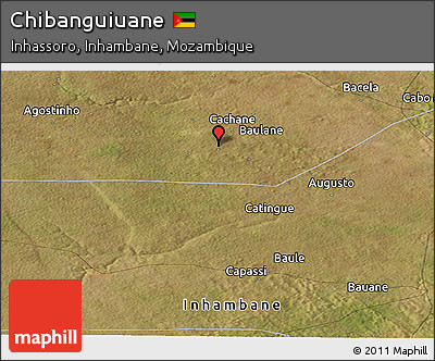 Satellite Panoramic Map of Chibanguiuane