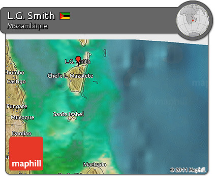 Satellite 3D Map of L.G. Smith