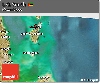 Satellite 3D Map of L.G. Smith