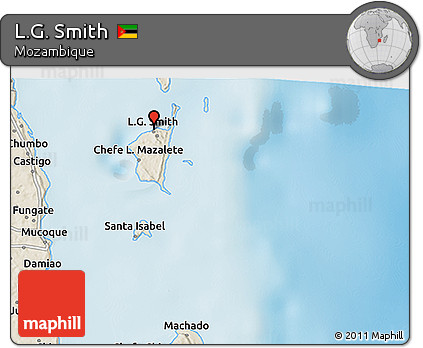 Shaded Relief 3D Map of L.G. Smith