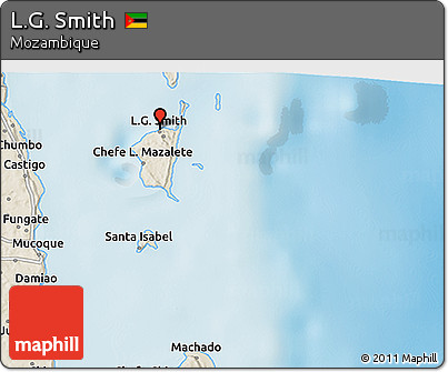 Shaded Relief 3D Map of L.G. Smith