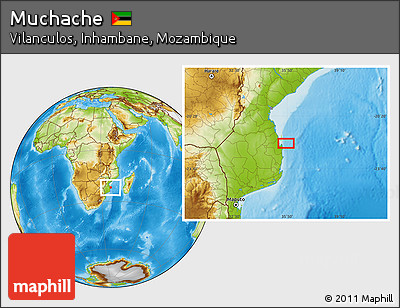 Physical Location Map of Muchache