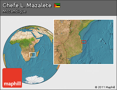 Satellite Location Map of Chefe L. Mazalete