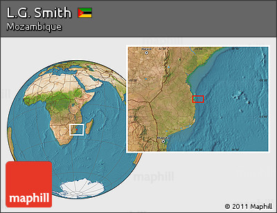 Satellite Location Map of L.G. Smith