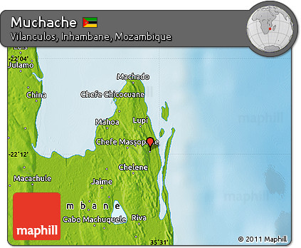 Physical Map of Muchache