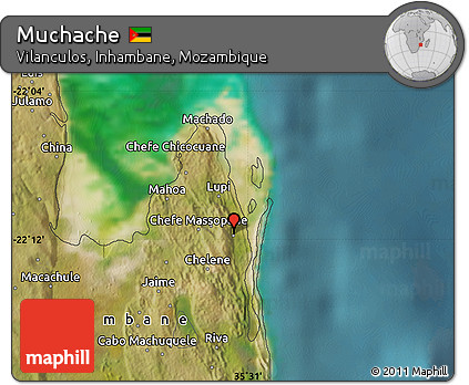 Satellite Map of Muchache