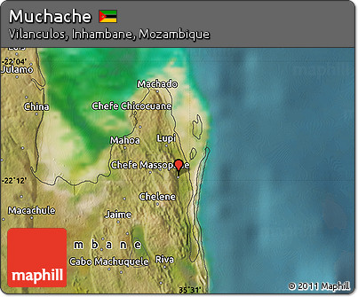 Satellite Map of Muchache