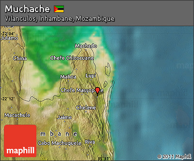 Satellite Map of Muchache