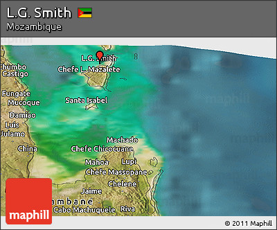 Satellite Panoramic Map of L.G. Smith