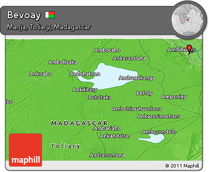 Political Panoramic Map of Bevoay