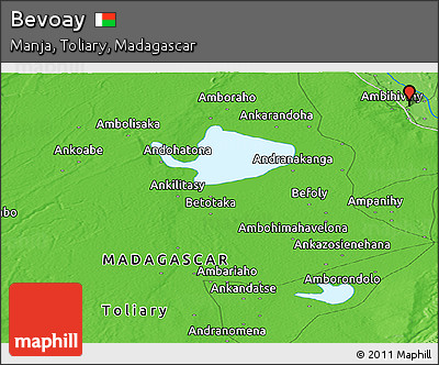 Political Panoramic Map of Bevoay