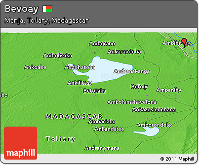 Political Panoramic Map of Bevoay