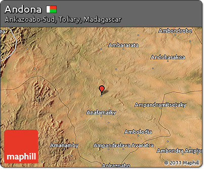 Satellite 3D Map of Andona