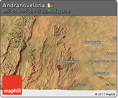 Satellite 3D Map of Andranovelona