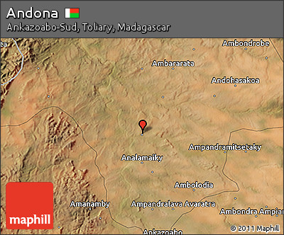 Satellite 3D Map of Andona