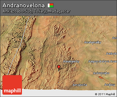 Satellite 3D Map of Andranovelona