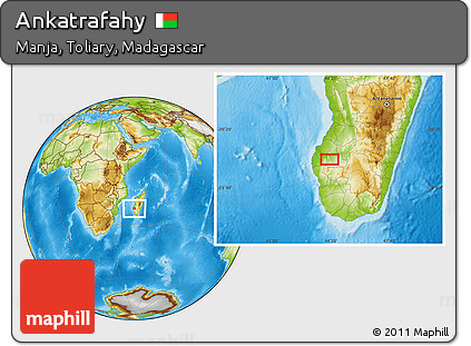 Physical Location Map of Ankatrafahy
