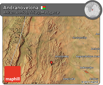 Satellite Map of Andranovelona