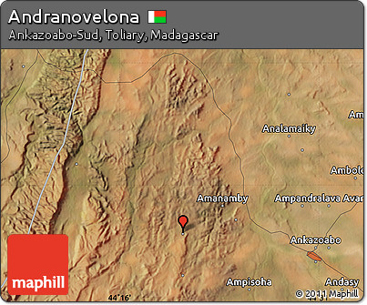 Satellite Map of Andranovelona