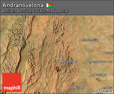 Satellite Map of Andranovelona