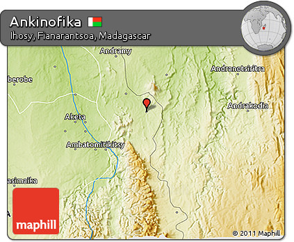 Physical 3D Map of Ankinofika