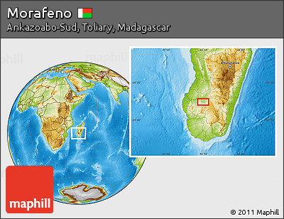 Physical Location Map of Morafeno