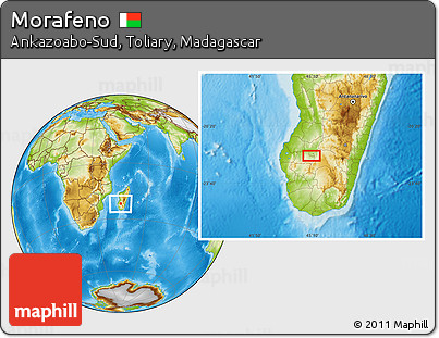 Physical Location Map of Morafeno