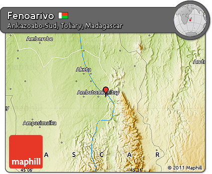 Physical Map of Fenoarivo