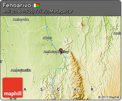 Physical Map of Fenoarivo