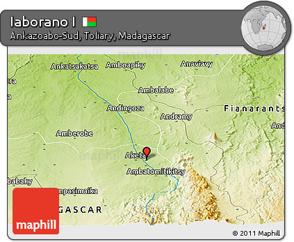 Physical Panoramic Map of Iaborano I