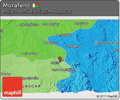 Political Panoramic Map of Morafeno