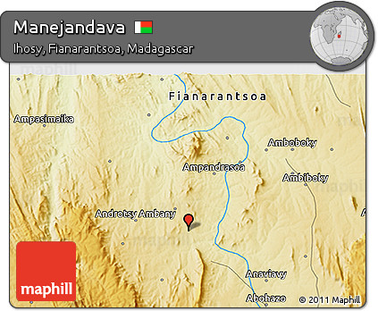 Physical 3D Map of Manejandava